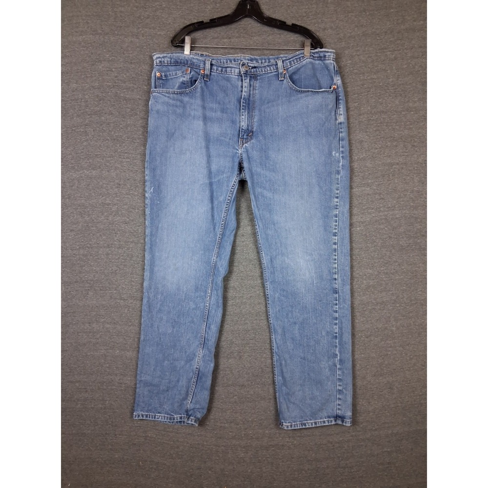 Levis Jeans Mens 40x32 Blue Denim 559 Faded Zip Fly Straight Classic Western